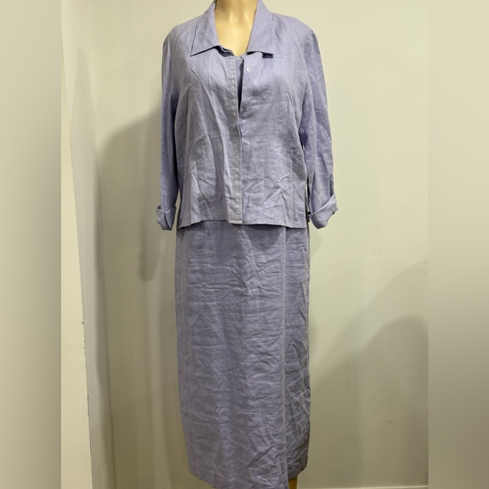 Adolfo Studio Lavender  2 Pieces Elegant Dress Size 14